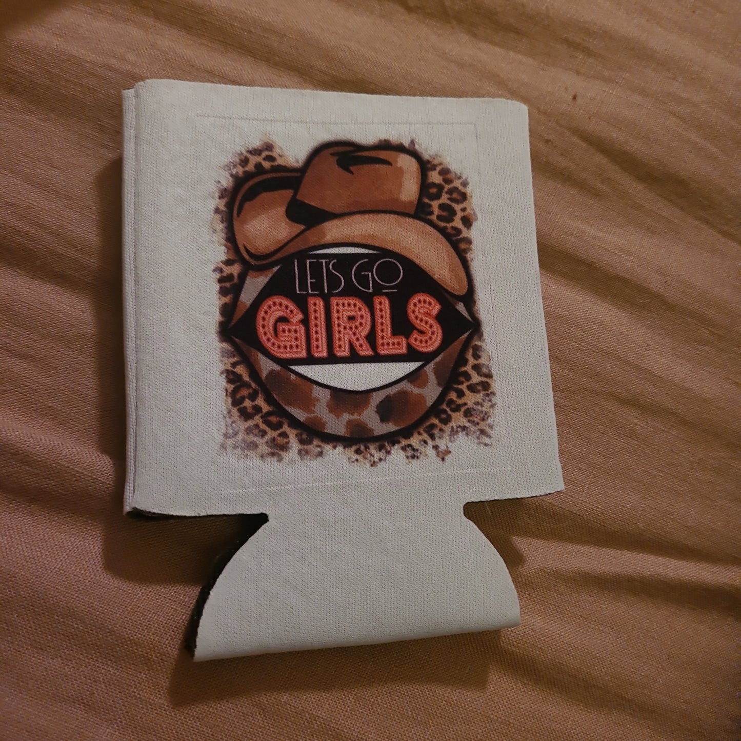Let's Go Girls koozie