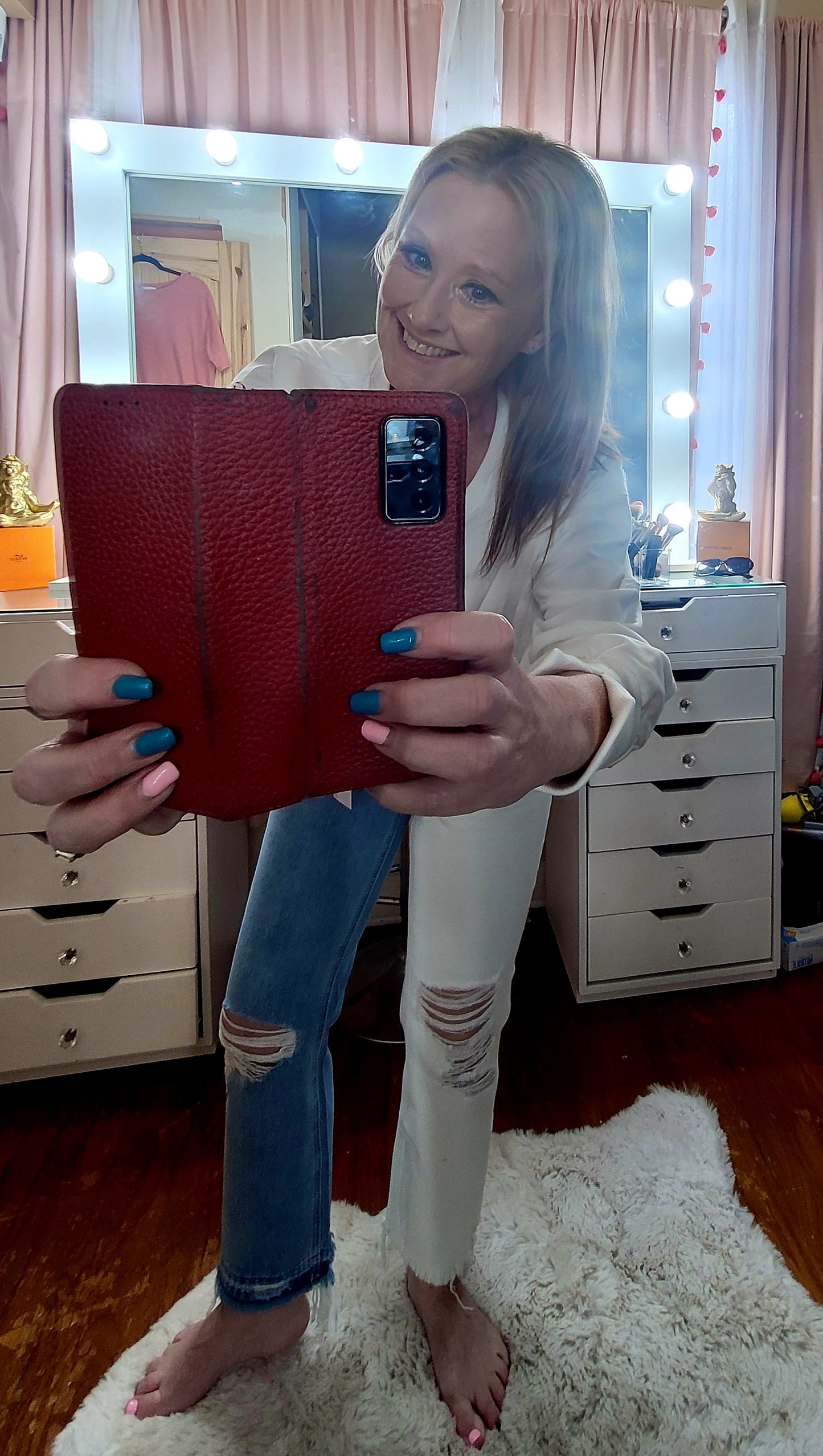 Velvet Dark and Light 2 Tone Jeans