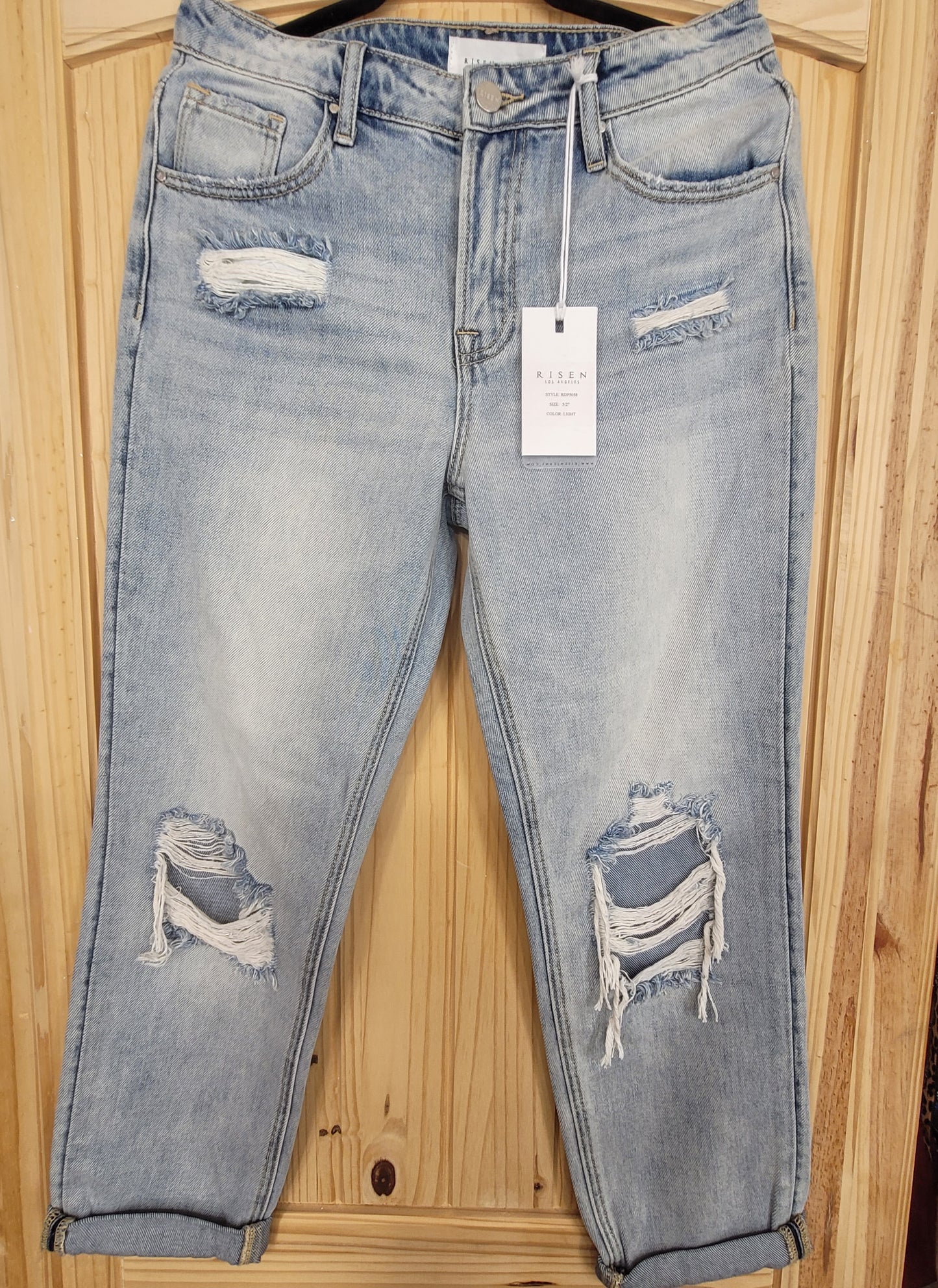Risen High Rise Boyfriend Jeans