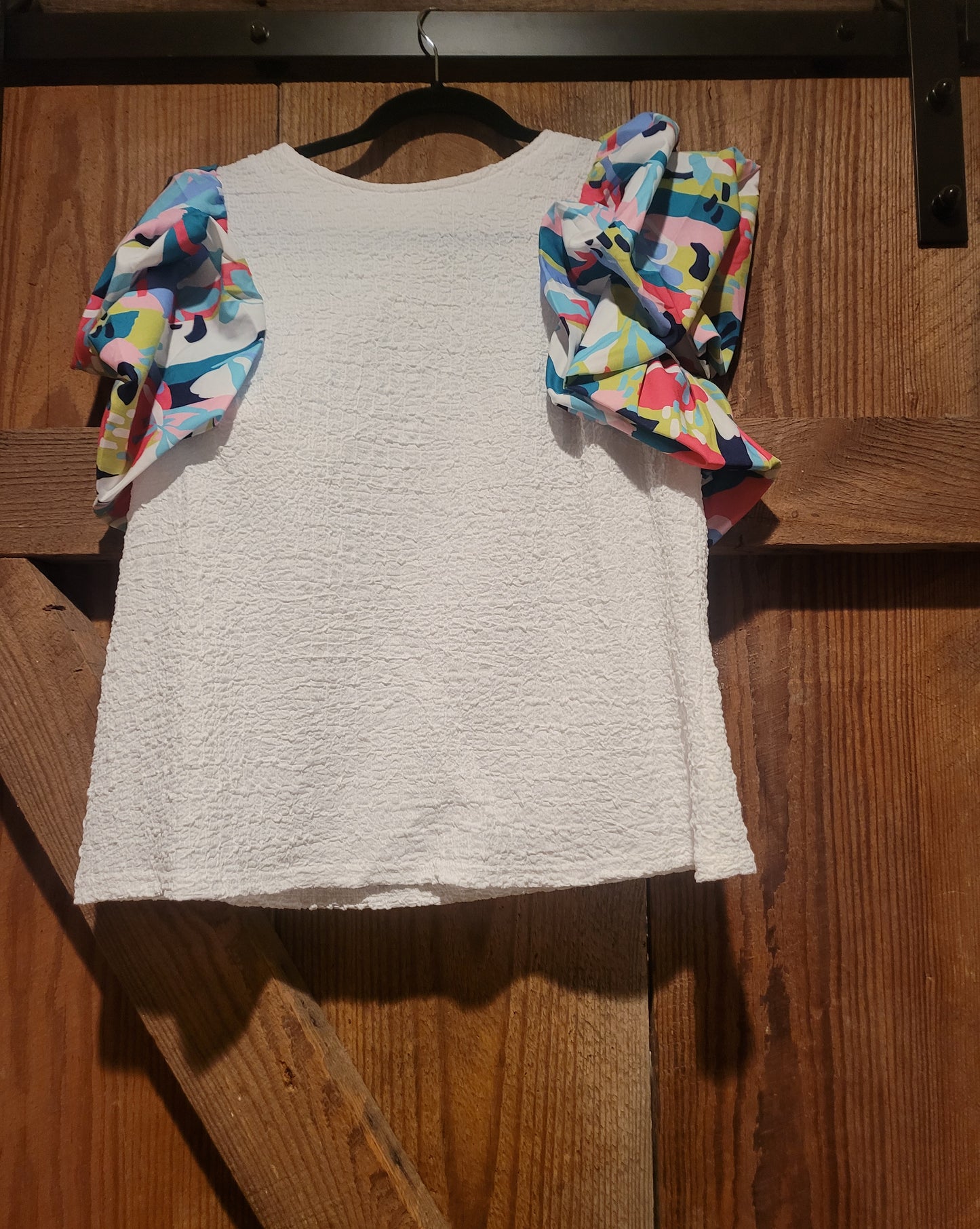 Floral life of the party Sleeved Top