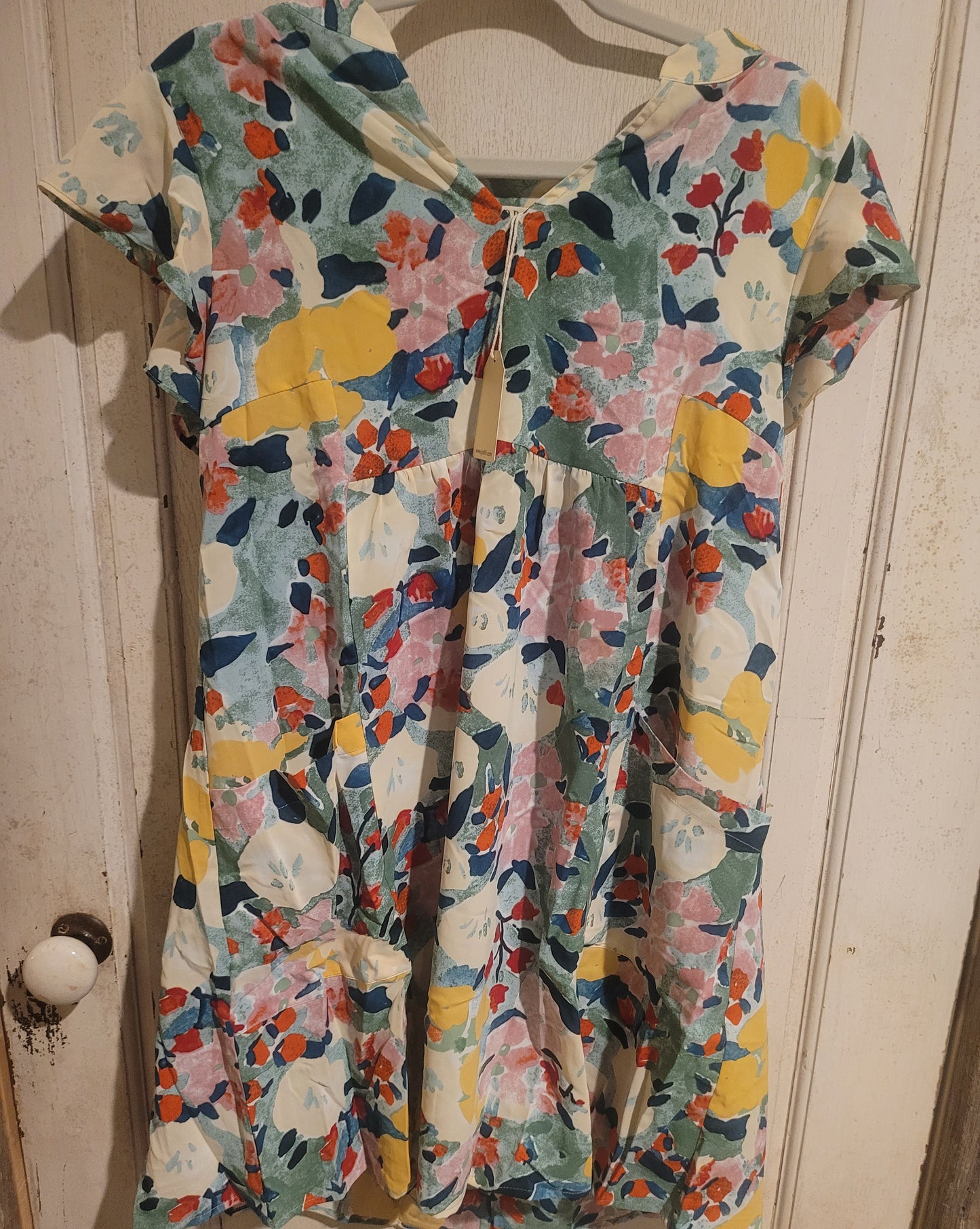 Green field of flowers Dress