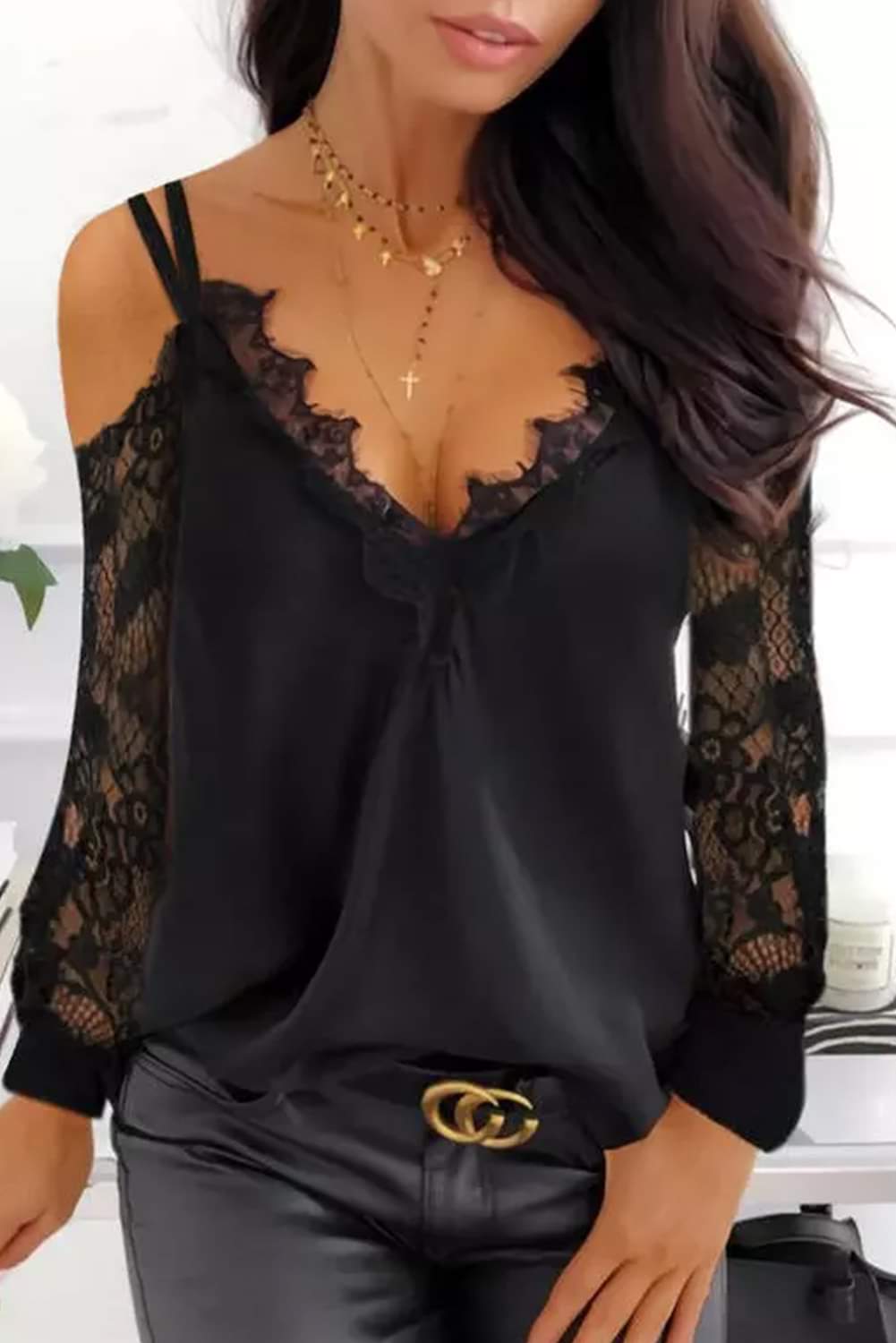 Black Nighty Style Top