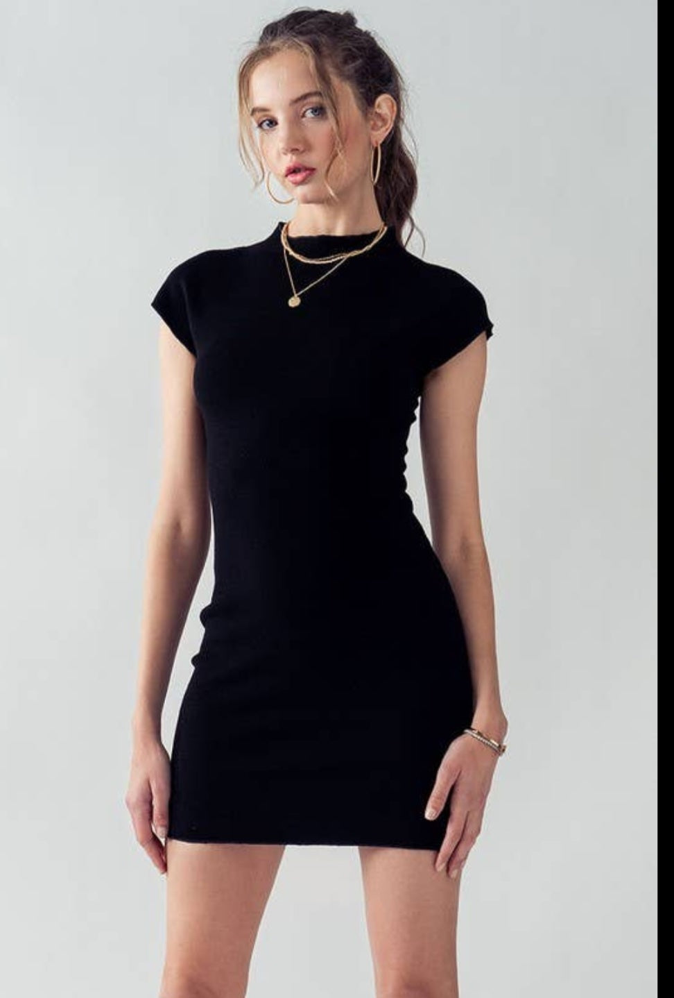 Simple Serenity Black Dress