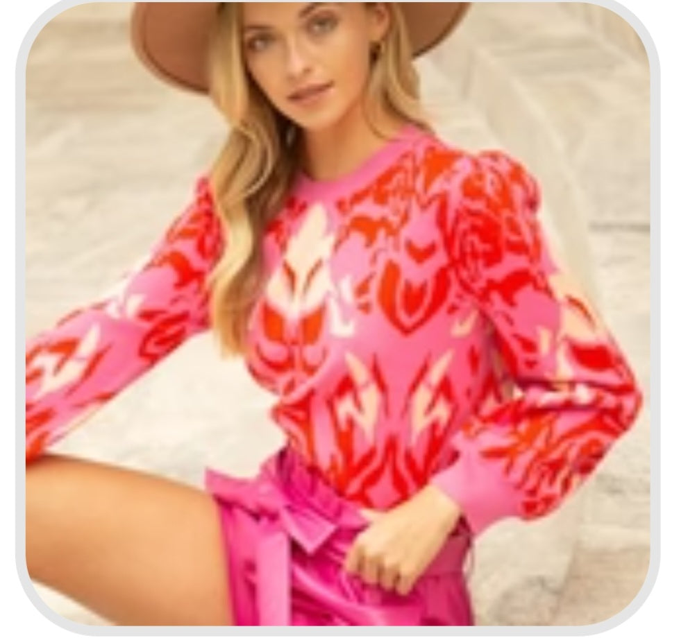 The Fabulous Print Sweater