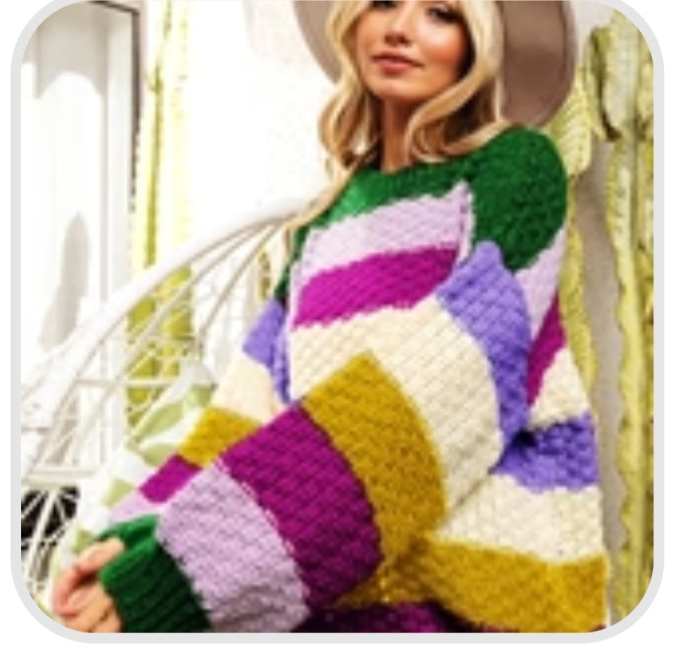 Power in Stripes Sweater