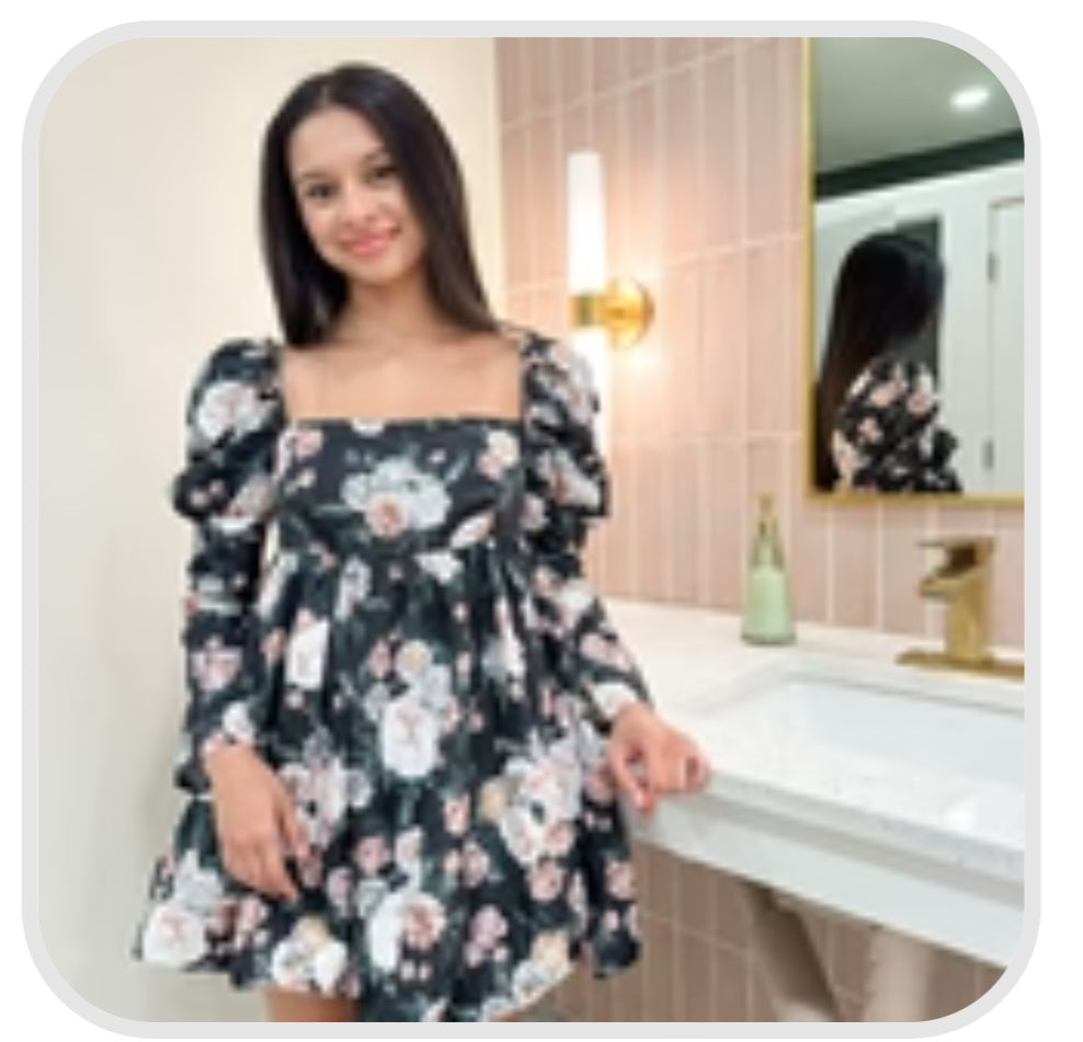 Buddy Love Black Mini Party Dress