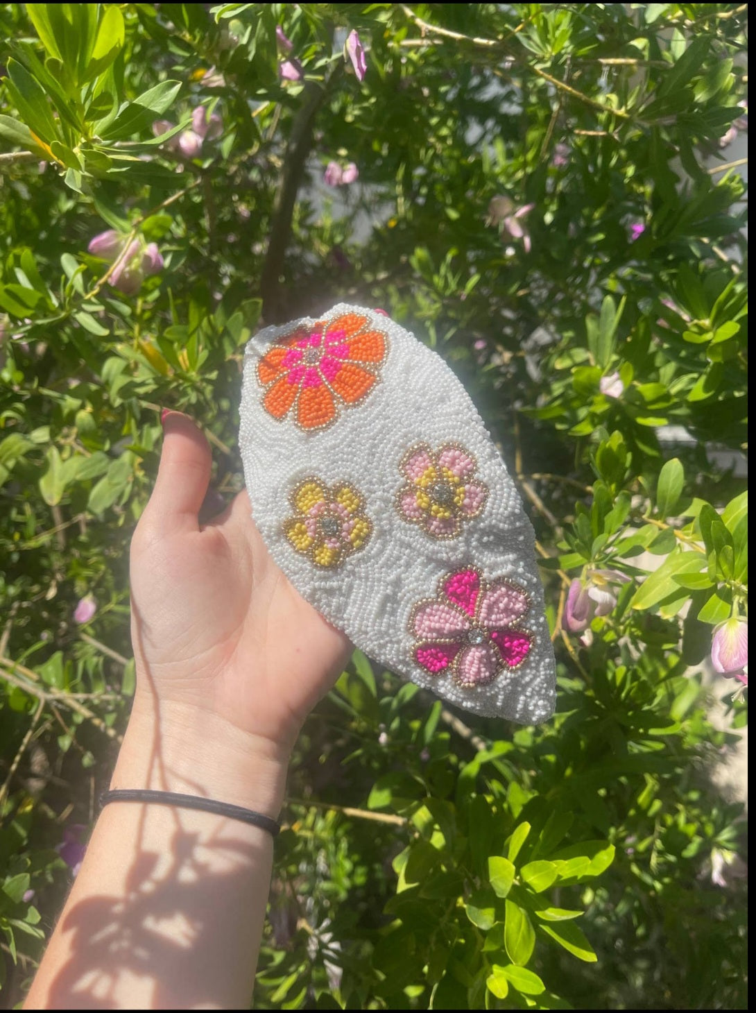 Floral Party Beaded Headband