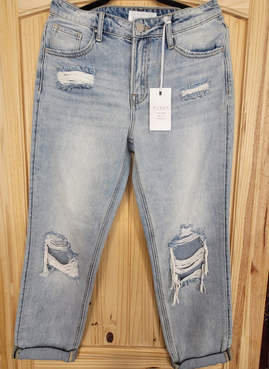 Risen High Rise Boyfriend Jeans