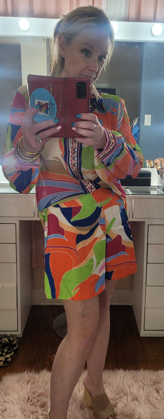 Paradise High End Shorts and Top Set