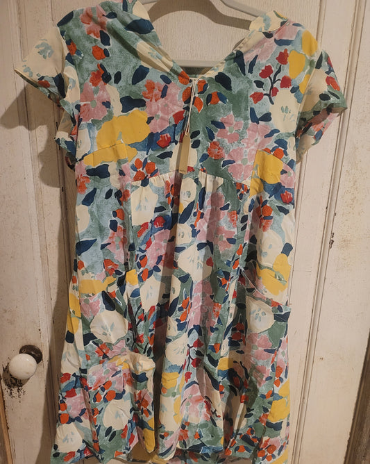 Green field of flowers Dress
