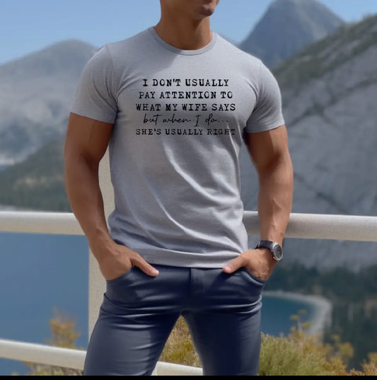 I don’t listen tshirt