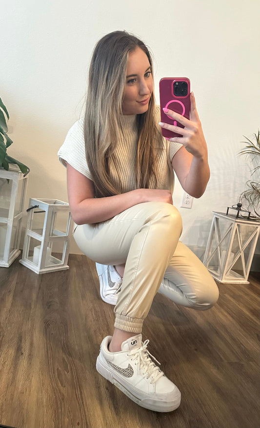 MoonRyder Vegan Joggers Taupe