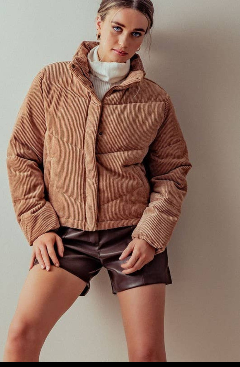 Cream Courderoy Jacket