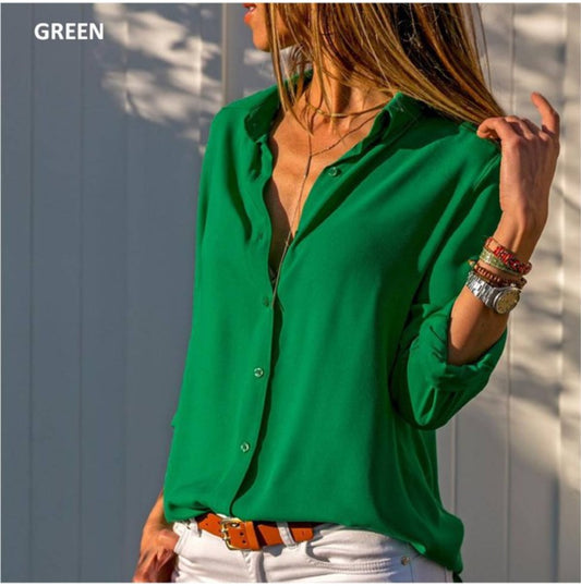 Green Bright Side Button Up Shirt