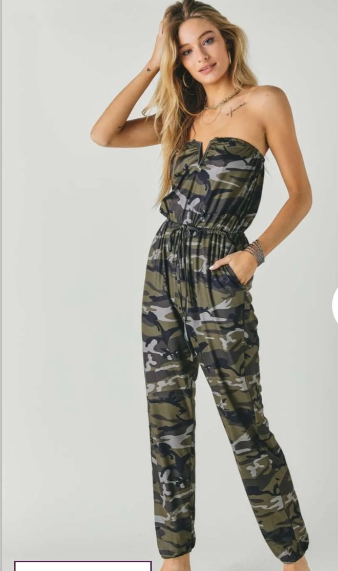 Camo Sleeveless Jumper