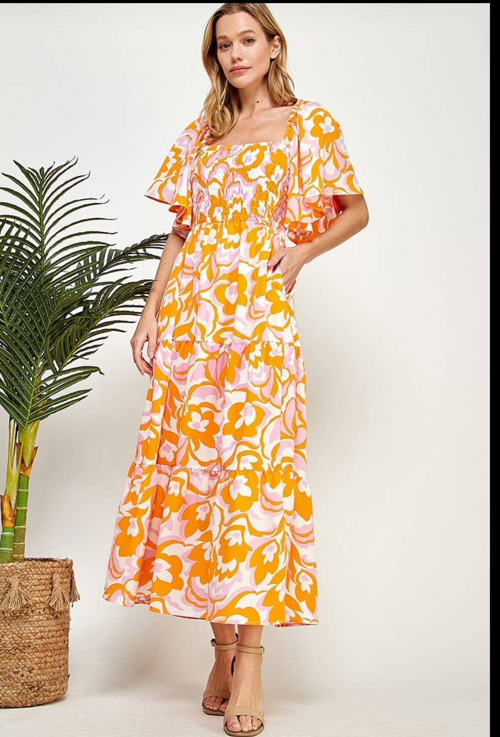 Floral All Day Smocked Dress