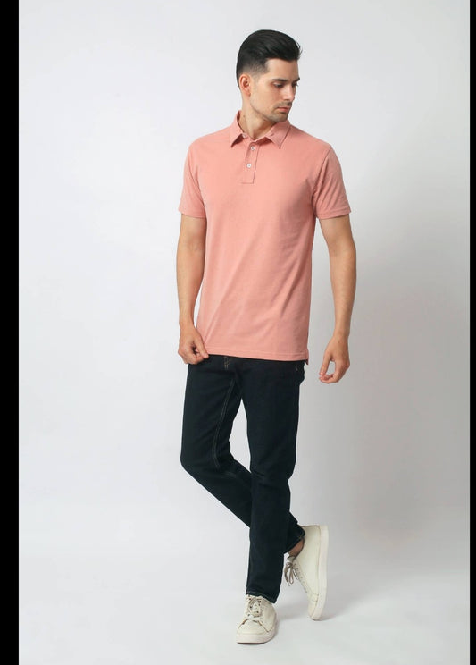 Mens Rose Soft Fit Polo