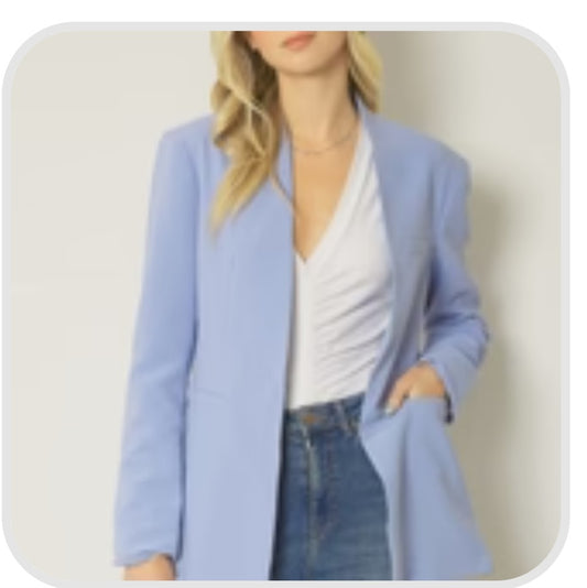 Ice Blue Blazer