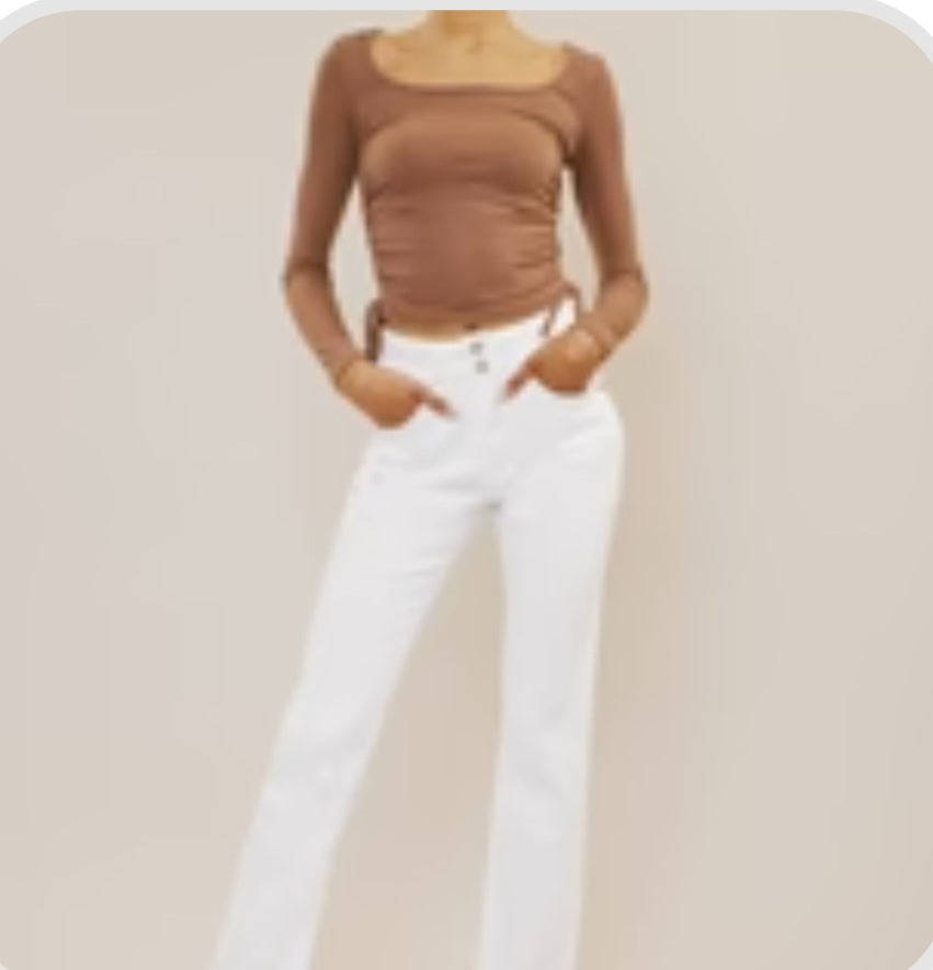 Kancan White Denim Jeans
